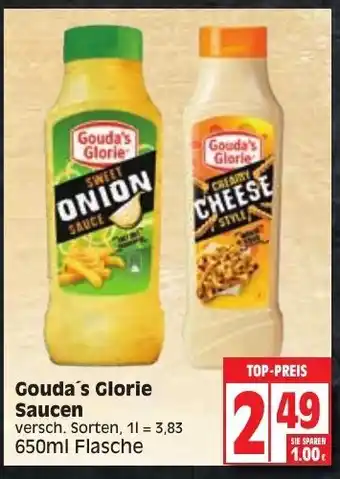 Edeka Gouda's Glorie Saucen 650ml Angebot