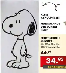 Möbel Steffens Frottiertuch snoopy Angebot