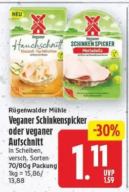E-Center Rügenwalder mühle veganer schinkenspicker Angebot