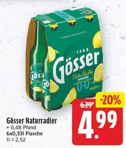 E-Center Gösser naturradler Angebot
