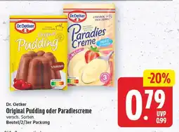 E-Center Dr. oetker original pudding Angebot