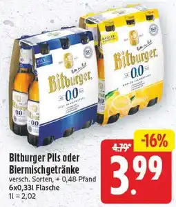 E-Center Bitburger pils Angebot