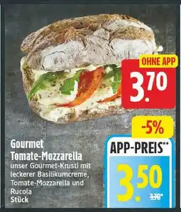 E-Center Gourmet tomate-mozzarella Angebot