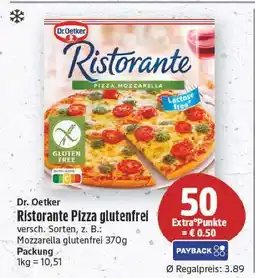 E-Center Dr. oetker ristorante pizza glutenfrei Angebot