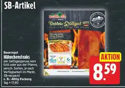 E-Center Bauerngut hähnchensteaks Angebot