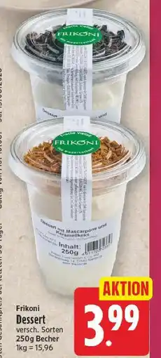 E-Center Frikoni dessert Angebot