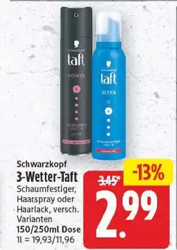 E-Center Schwarzkopf 3-wetter-taft schaumfestiger Angebot