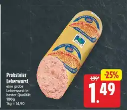 E-Center Probsteier leberwurst Angebot
