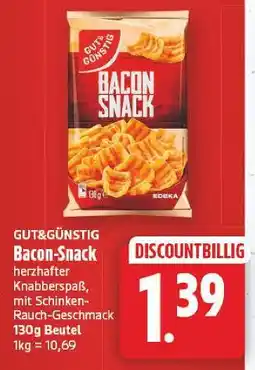 E-Center Gut&günstig bacon-snack Angebot