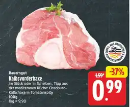 E-Center Bauerngut kalbsvorderhaxe Angebot