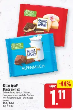 E-Center Ritter sport bunte vielfalt Angebot