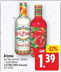 E-Center Arizona ice tea Angebot