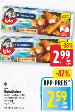 E-Center Iglo fischstäbchen Angebot