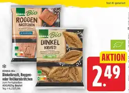 E-Center Edeka bio dinkelkrusti Angebot