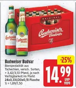 E-Center Budweiser budvar Angebot
