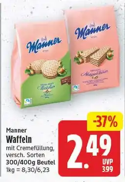 E-Center Manner waffeln Angebot