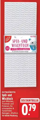 E-Center Gut&günstig spül- und wischtuch Angebot
