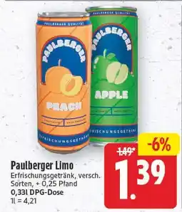 E-Center Paulberger limo erfrischungsgetränk Angebot
