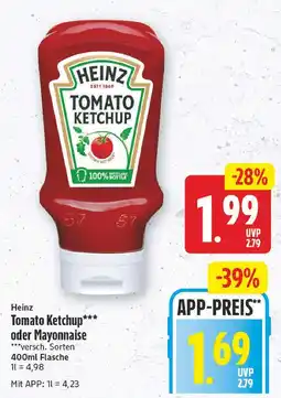 E-Center Heinz tomato ketchup Angebot