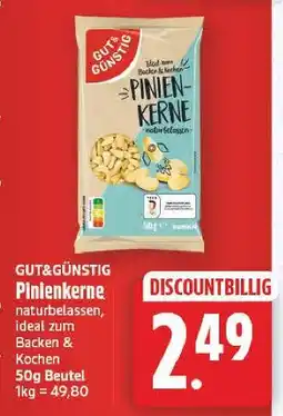 E-Center Gut&günstig pinienkerne Angebot