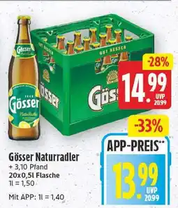 E-Center Gösser naturradler Angebot