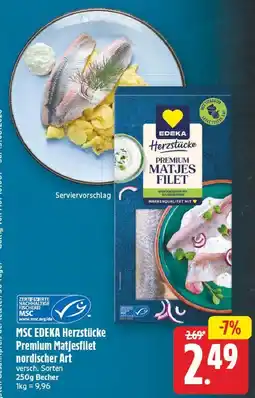 E-Center Edeka herzstücke premium matjesfilet nordischer art Angebot