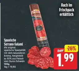 E-Center Elpozo spanische serrano-salami Angebot