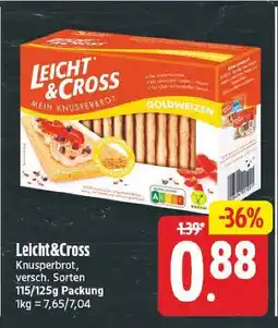 E-Center Leicht&cross knusperbrot Angebot