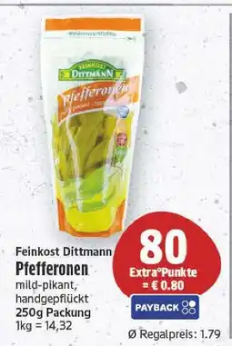 E-Center Feinkost dittmann pfefferonen Angebot