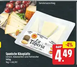 E-Center Spanische käseplatte Angebot