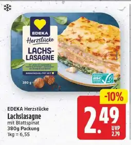 E-Center Edeka herzstücke lachslasagne Angebot