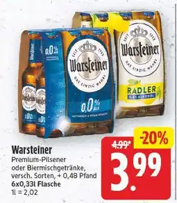 E-Center Warsteiner premium-pilsener Angebot