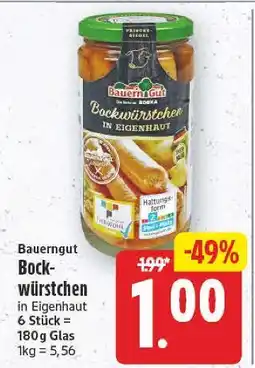 E-Center Bauerngut bockwürstchen Angebot
