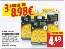 E-Center Edeka zuhause hörgerätebatterien Angebot