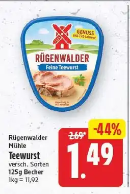 E-Center Rügenwalder mühle teewurst Angebot