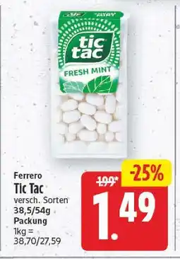 E-Center Ferrero tic tac Angebot