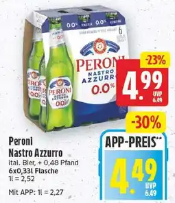 E-Center Peroni nastro azzurro Angebot