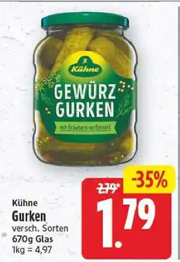 E-Center Kühne gurken Angebot