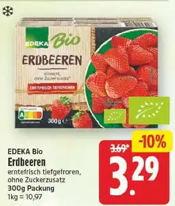 E-Center Edeka bio erdbeeren Angebot
