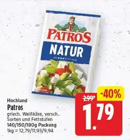 E-Center Hochland patros Angebot