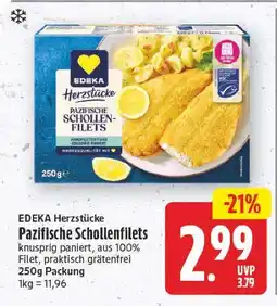 E-Center Edeka herzstücke pazifische schollenfilets Angebot