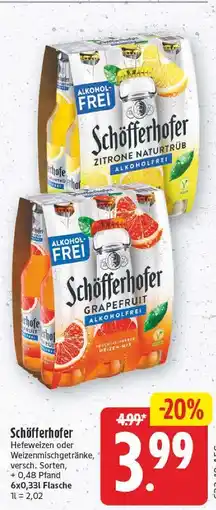 E-Center Schöfferhofer hefeweizen Angebot