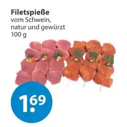 V Markt Filetspieße natur Angebot