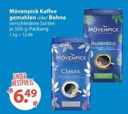 V Markt Mövenpick kaffee gemahlen Angebot
