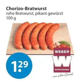 V Markt Weber chorizo-bratwurst Angebot