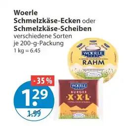 V Markt Woerle schmelzkäse-ecken Angebot