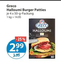 V Markt Greco halloumi burger patties Angebot
