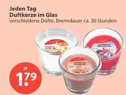 V Markt Jeden tag duftkerze im glas Angebot