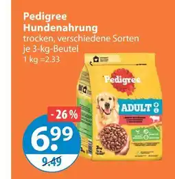 V Markt Pedigree hundenahrung Angebot