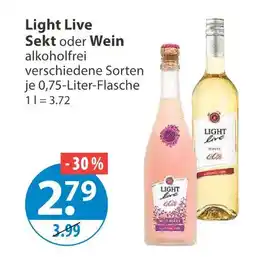 V Markt Light live sekt Angebot